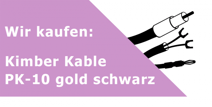 Kimber Kable PK-10 gold schwarz Netzkabel Ankauf