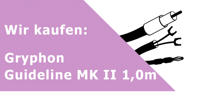 Gryphon Guideline MK II 1,0m Gerätekabel Ankauf