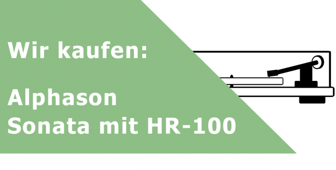 Alphason Sonata mit HR-100 Plattenspieler Ankauf