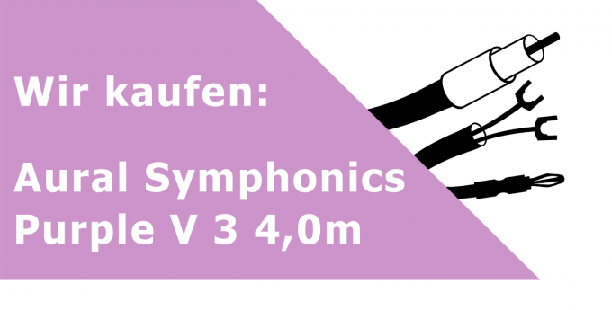 Aural Symphonics Purple V 3 4,0m Lautsprecherkabel Ankauf
