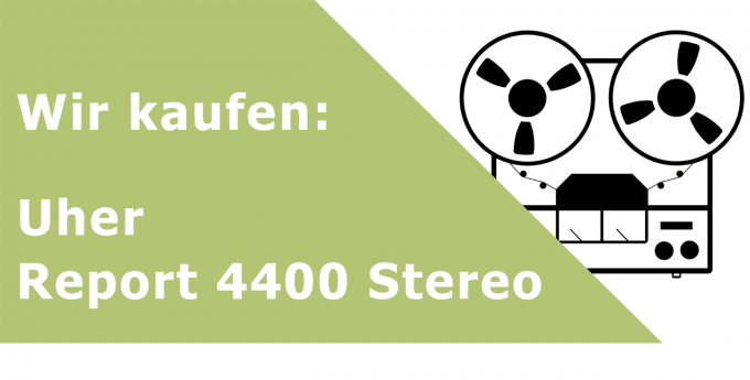 Uher Report 4400 Stereo Tonbandgerät Ankauf