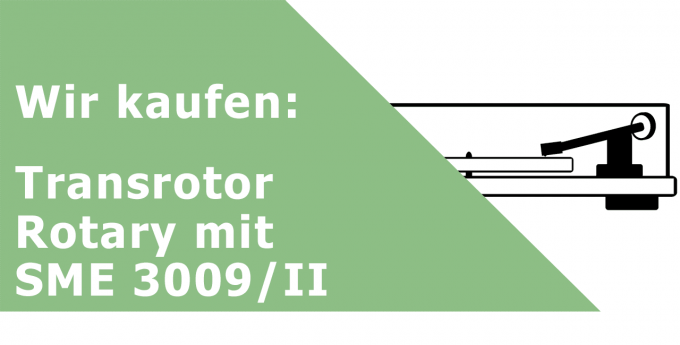 Transrotor Rotary mit SME 3009/II Plattenspieler Ankauf