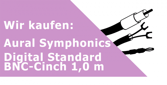 Aural Symphonics Digital Standard BNC-Cinch 1,0 m Digitalkabel Ankauf
