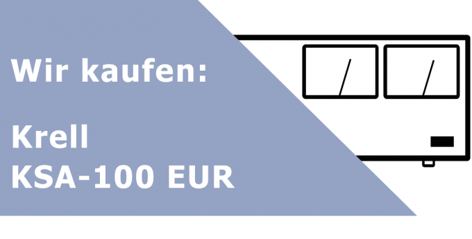 Krell KSA-100 EUR Endverstärker Ankauf