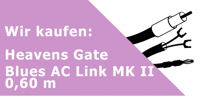 Heavens Gate Blues AC Link MK II 0,60 m Netzkabel Ankauf