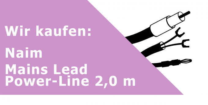 Naim Mains Lead Power-Line 2,0 m Netzkabel Ankauf