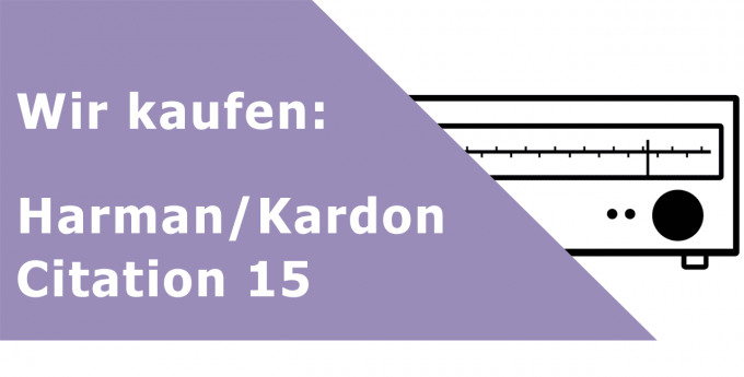 Harman/Kardon Citation 15 Tuner Ankauf