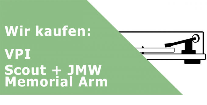 VPI Scout + JMW Memorial Arm Plattenspieler Ankauf