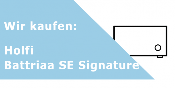 Holfi Battriaa SE Signature Edition Phonoverstärker Ankauf