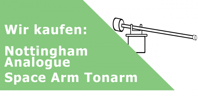 Nottingham Analogue Space Arm Tonarm Tonarm Ankauf