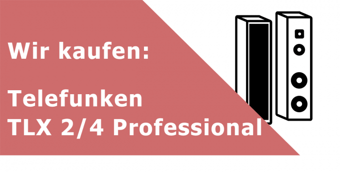 Telefunken TLX 2/4 Professional Lautsprecher Ankauf