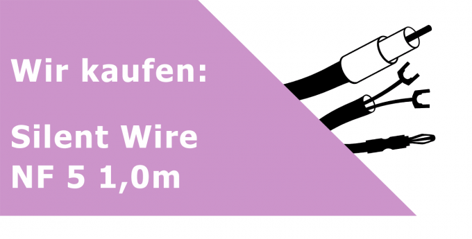 Silent Wire NF 5 1,0m Gerätekabel Ankauf