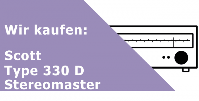 Scott Type 330 D Stereomaster Tuner Ankauf