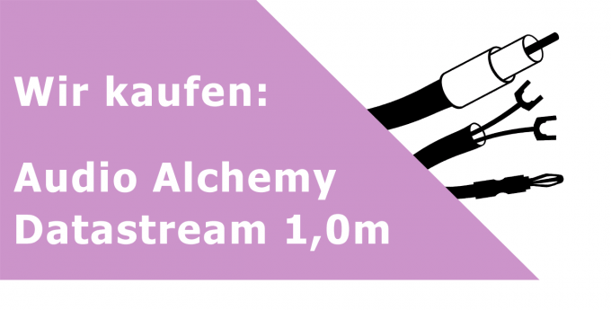 Audio Alchemy Datastream 1,0m Digitalkabel Ankauf