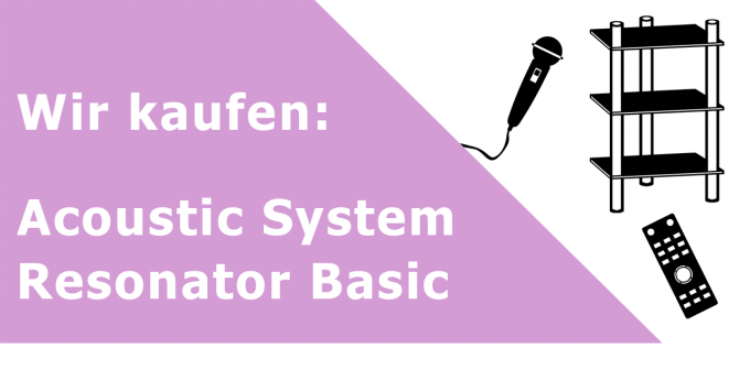 Acoustic System Resonator Basic Resonator Ankauf