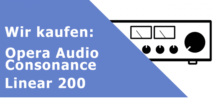 Opera Audio Consonance Linear 200 Vollverstärker Ankauf