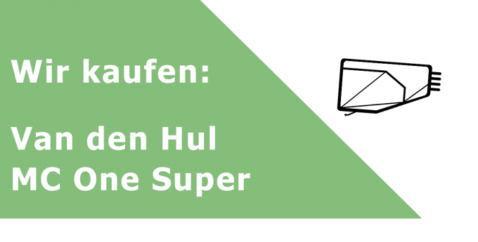 Van den Hul MC One Super Tonabnehmer Ankauf