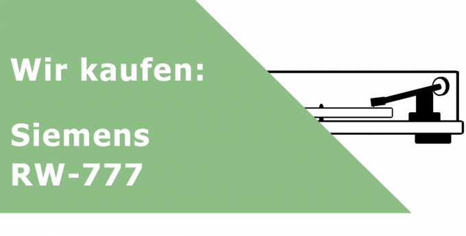 Siemens RW-777 Plattenspieler Ankauf