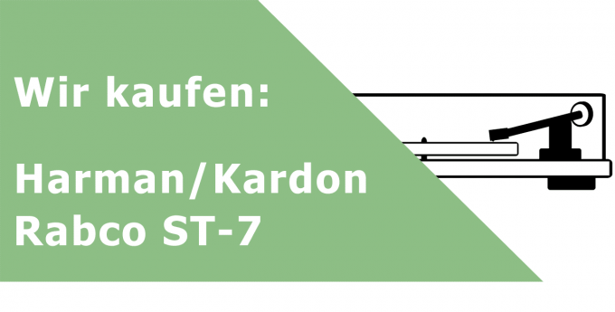Harman/Kardon Rabco ST-7 Plattenspieler Ankauf
