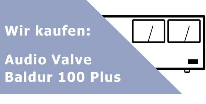 Audio Valve Baldur 100 Plus Endverstärker Ankauf
