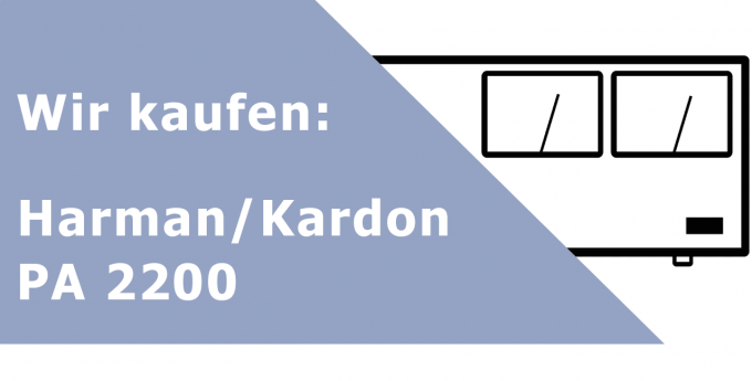 Harman/Kardon PA 2200 Endverstärker Ankauf
