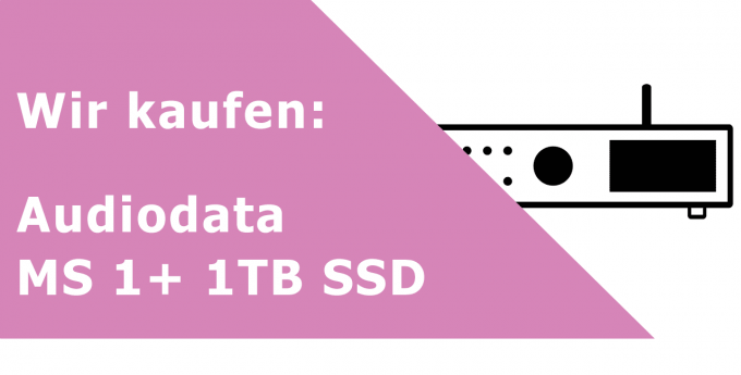 Audiodata MS 1+ 1TB SSD Music Server / Streamer Ankauf