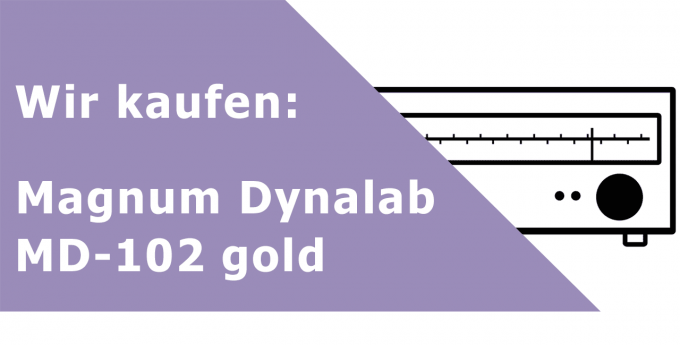 Magnum Dynalab MD-102 gold Tuner Ankauf