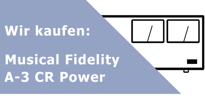 Musical Fidelity A3 CR Power Endverstärker Ankauf