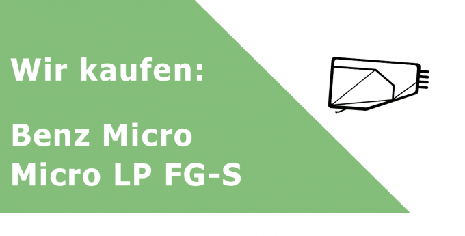 Benz Micro Micro LP FG-S Tonabnehmer Ankauf