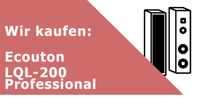 Ecouton LQL-200 Professional Lautsprecher Ankauf