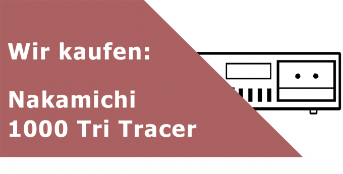 Nakamichi 1000 Tri Tracer Tapedeck Ankauf