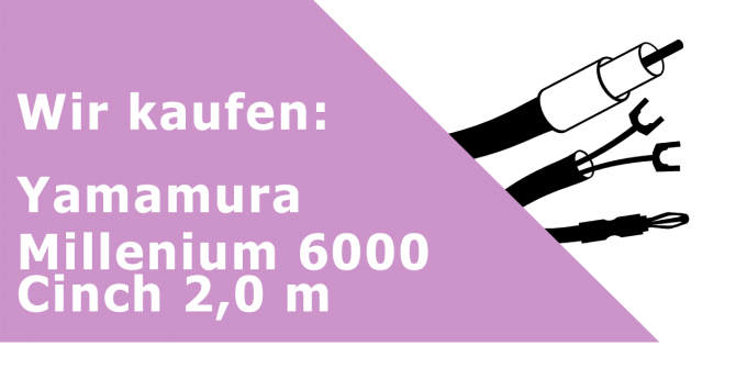 Yamamura Millenium 6000 Cinch 2,0 m Gerätekabel Ankauf