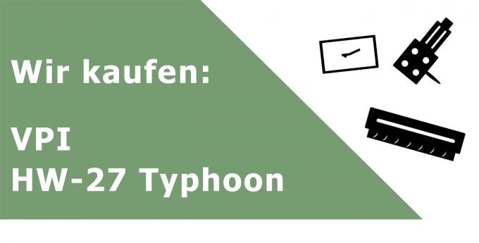 VPI HW-27 Typhoon Plattenwaschmaschine Ankauf