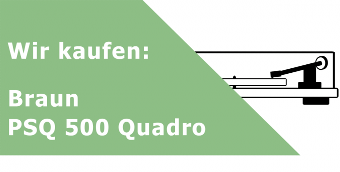 Braun PSQ 500 Quadro Plattenspieler Ankauf